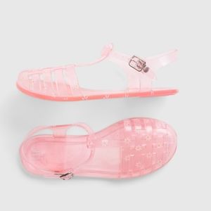 Gap Kids Girls Pink with Daisies Closed Toe Jelly Sandals Sz 2
